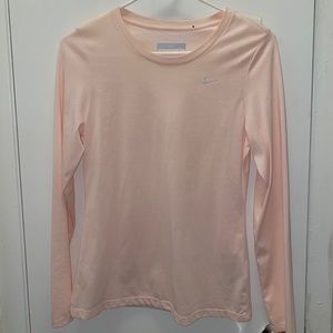 pink nike long sleeve